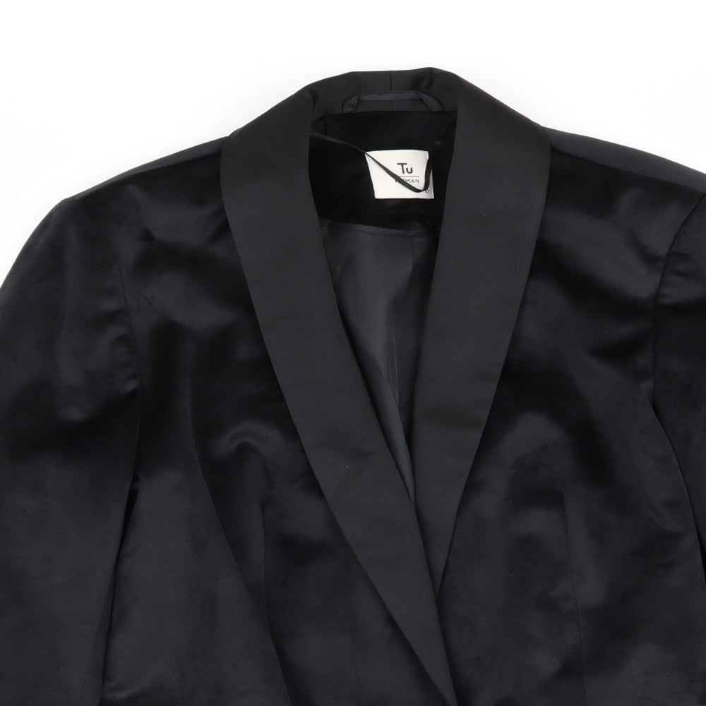 TU Womens Black   Jacket Blazer Size 10