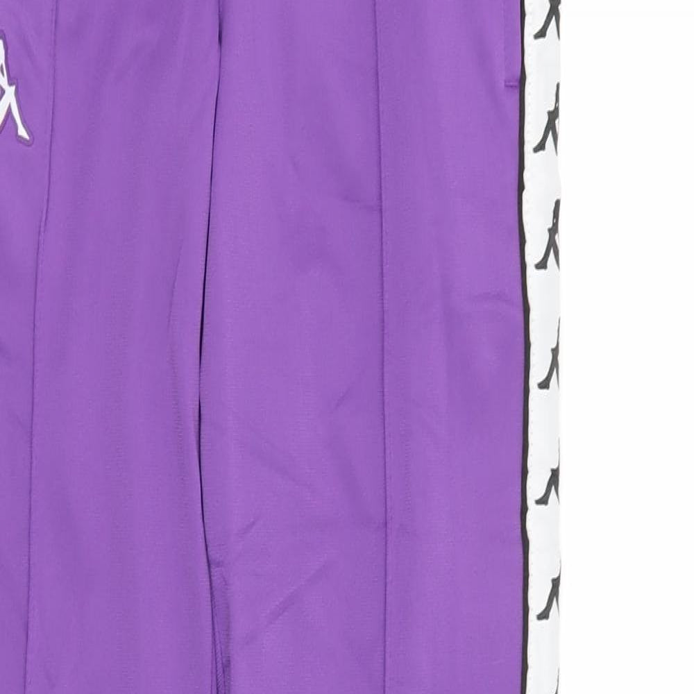 Kappa Womens Purple   Jogger Trousers Size XS L32 in - Stretch waistband