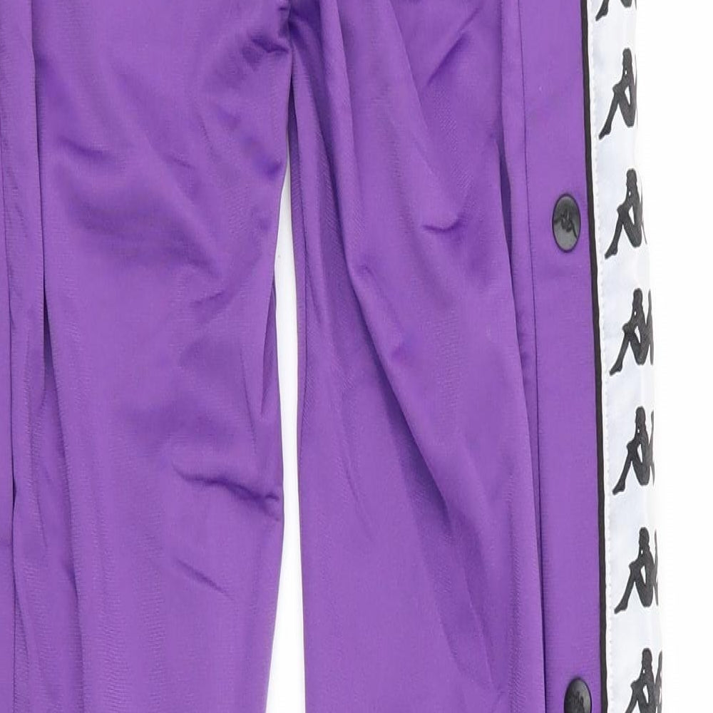 Kappa Womens Purple   Jogger Trousers Size XS L32 in - Stretch waistband