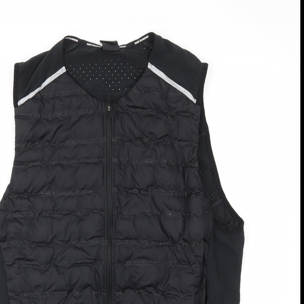 Nike Mens Black   Gilet Coat Size XL