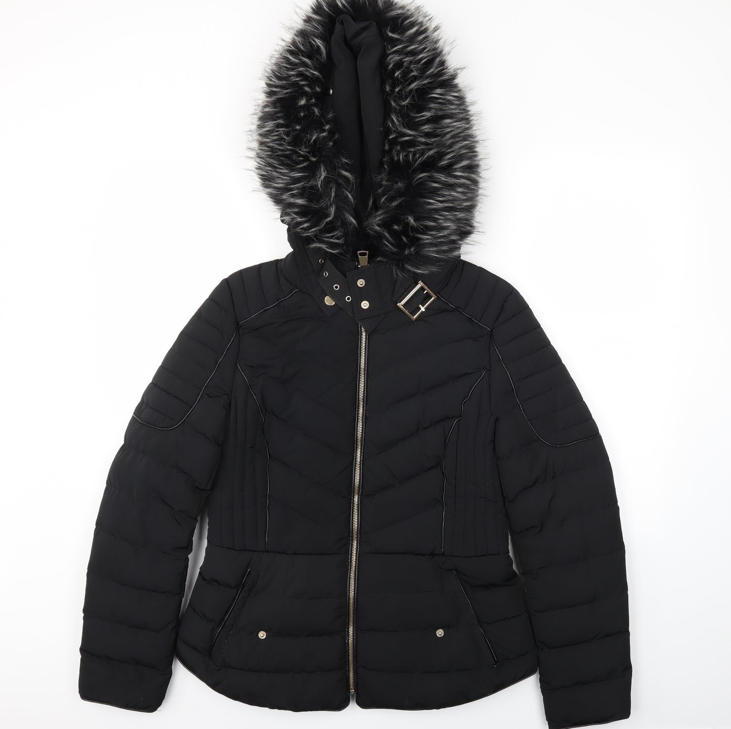 wulux Womens Black   Jacket Coat Size L