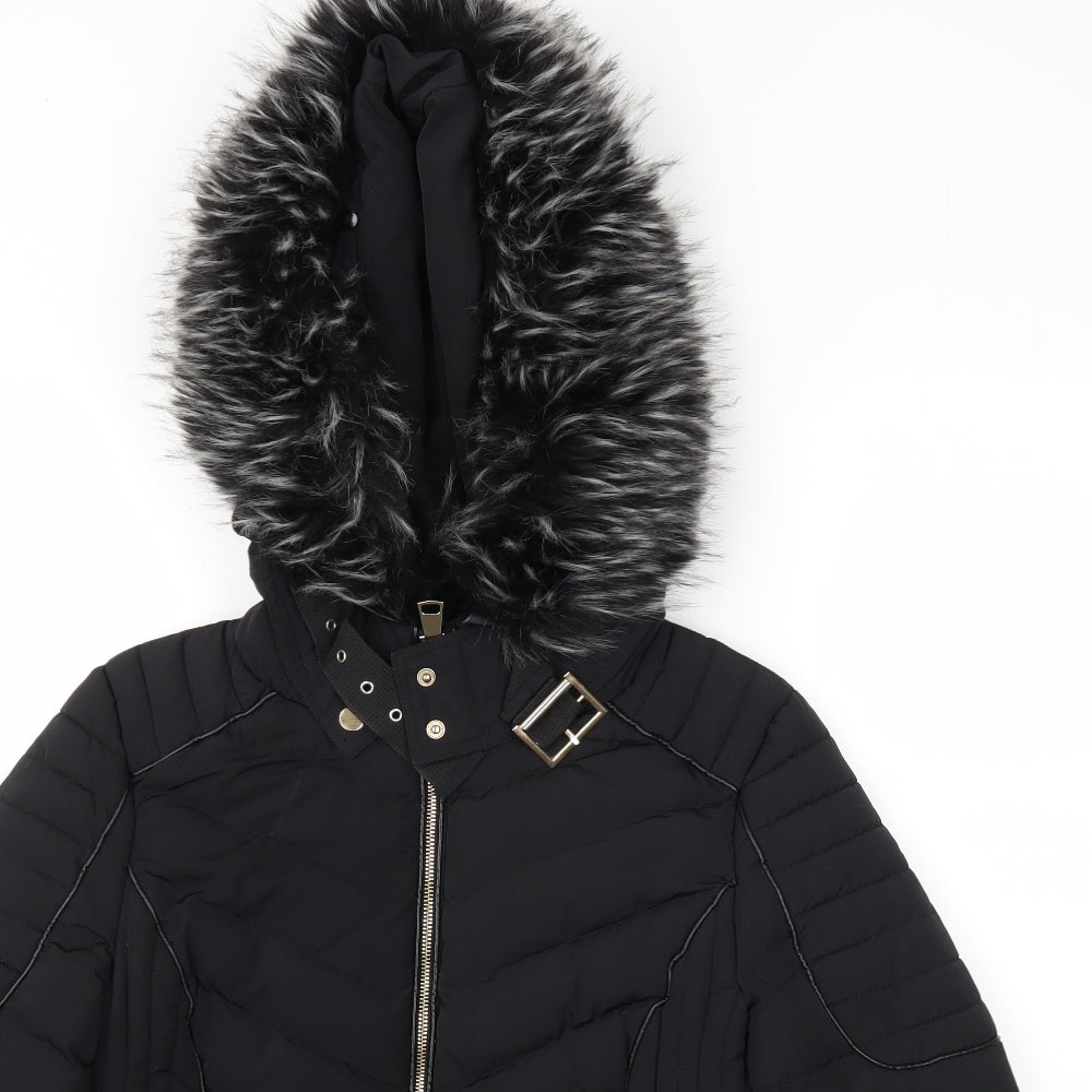 wulux Womens Black   Jacket Coat Size L