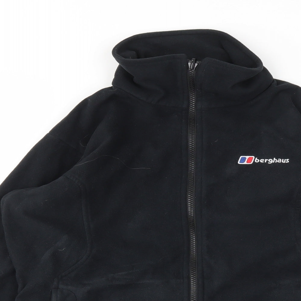 Berghaus Womens Black   Full Zip Jumper Size 12