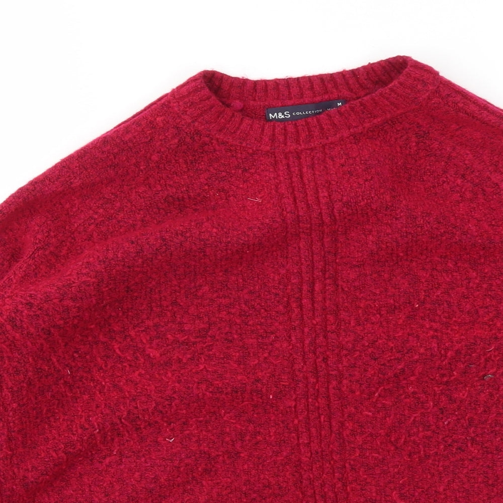 M&S Womens Pink   Pullover Jumper Size M