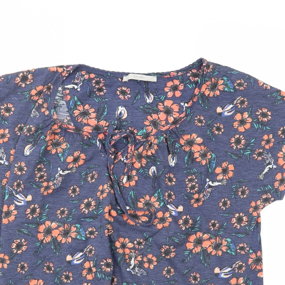 George Womens Multicoloured   Basic T-Shirt Size 16