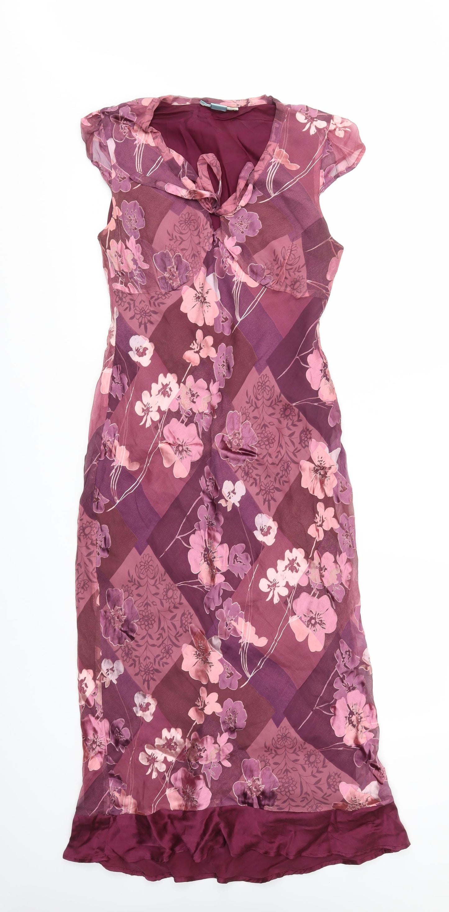 Monsoon Womens Multicoloured Floral  Fit & Flare  Size 10