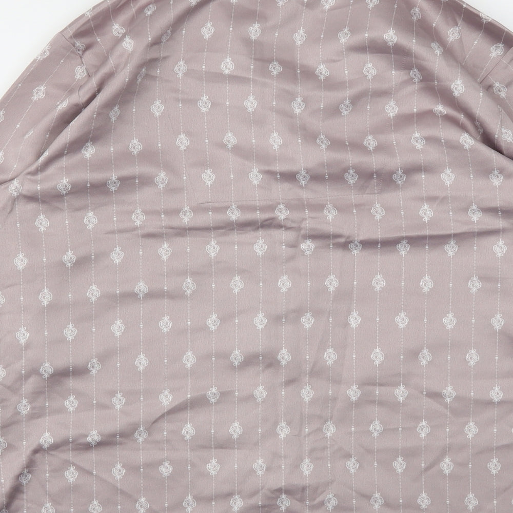 M&S Womens Pink Floral  Top Pyjama Top Size 12