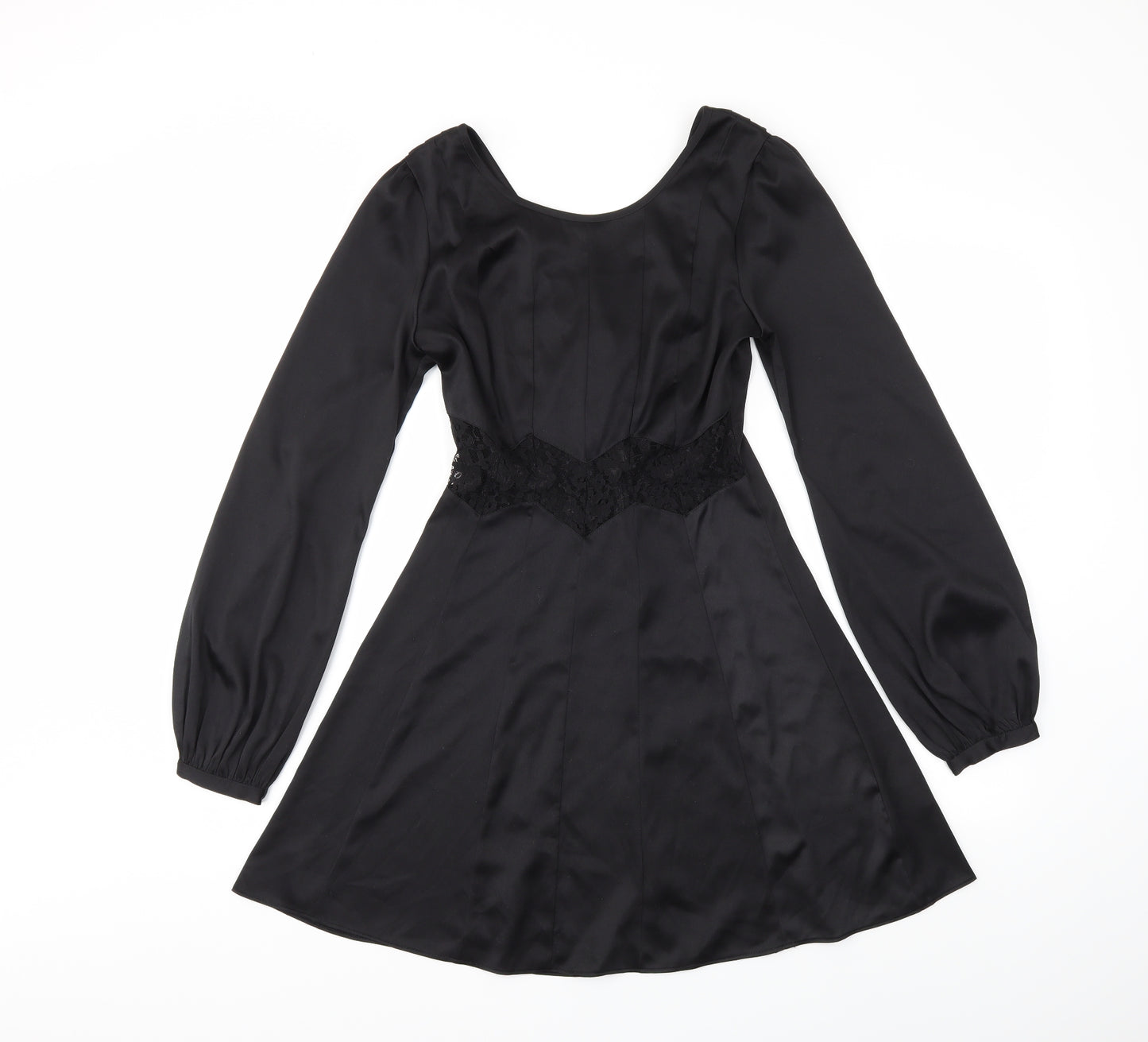 Miss Selfridge Womens Black   Fit & Flare  Size 8
