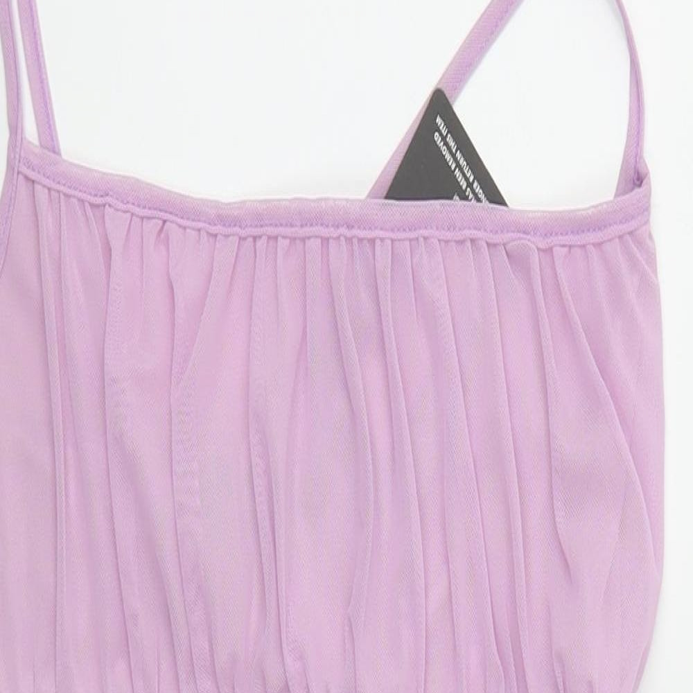 PRETTYLITTLETHING Womens Purple   Fit & Flare  Size 8