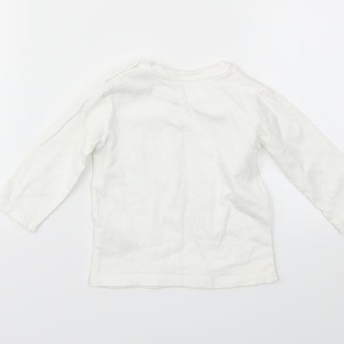 George Baby White   Basic T-Shirt Size 3-6 Months