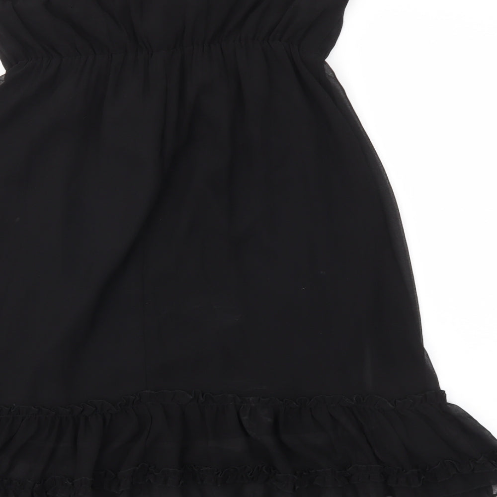 Preworn Womens Black   Fit & Flare  Size 12