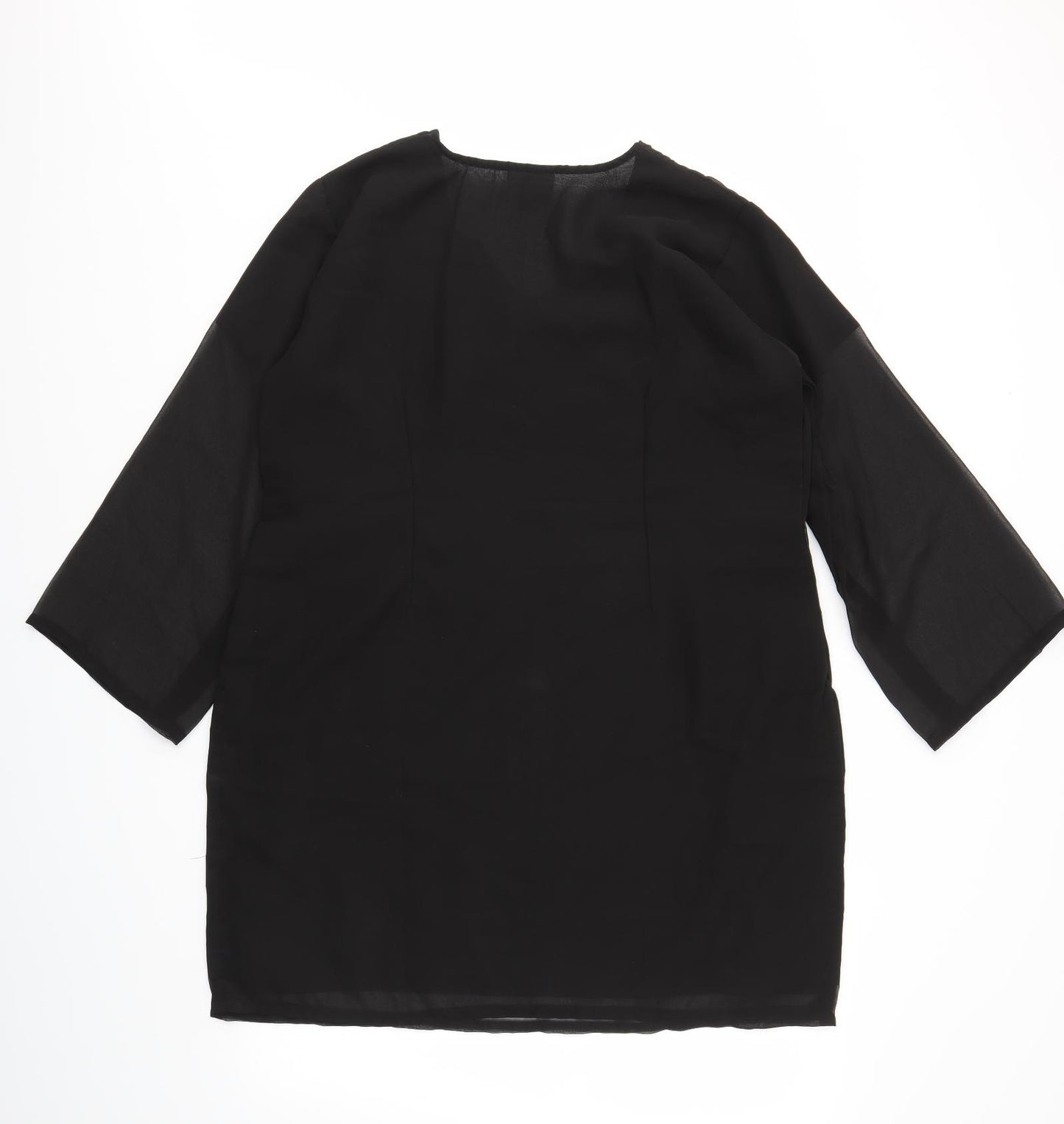 Shree Womens Black   Fit & Flare  Size 18