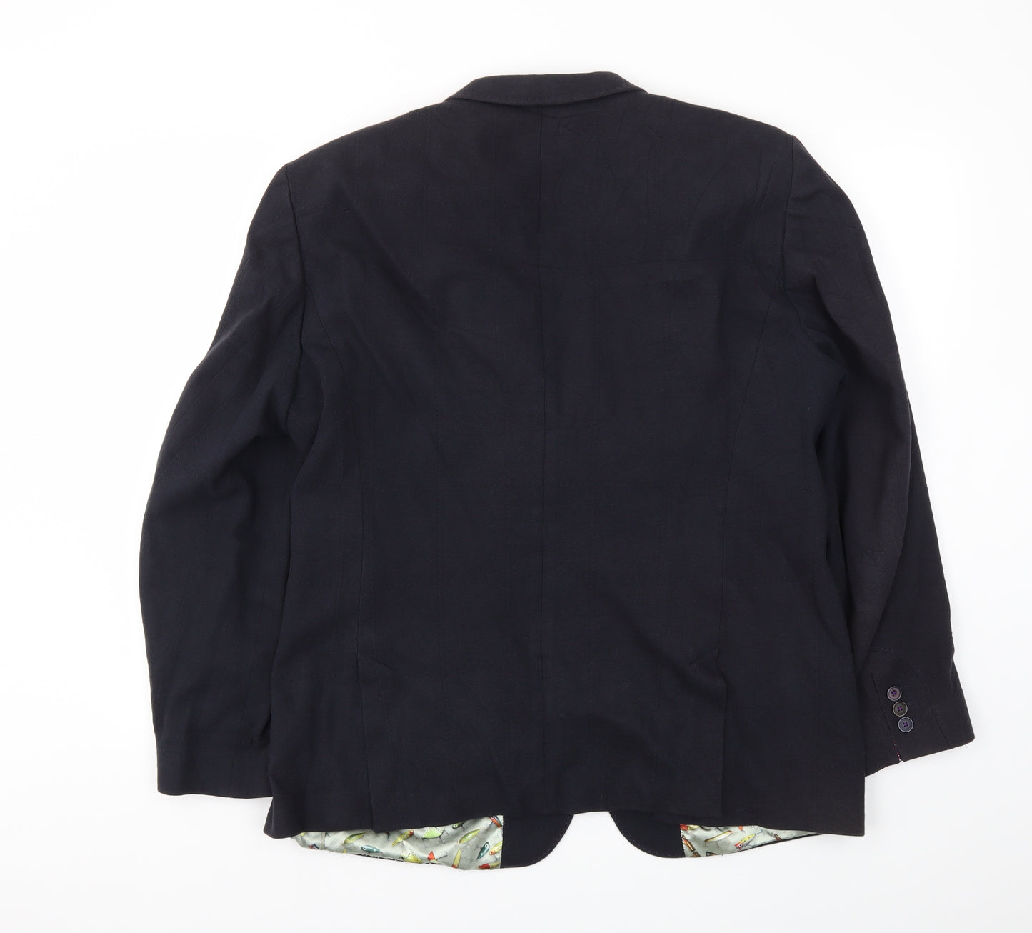 TIGHT LINES Womens Blue   Jacket Blazer Size 44