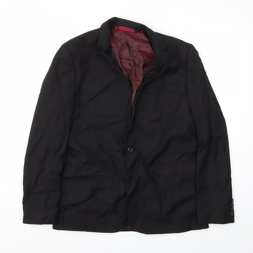Topman Mens Black   Jacket Blazer Size 42