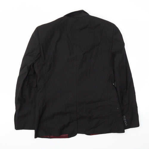 Topman Mens Black   Jacket Blazer Size 42