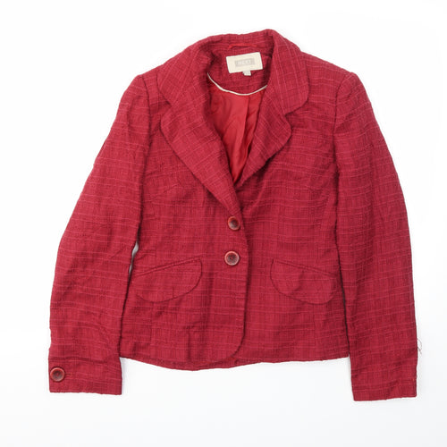 NEXT Womens Red   Jacket Blazer Size 10