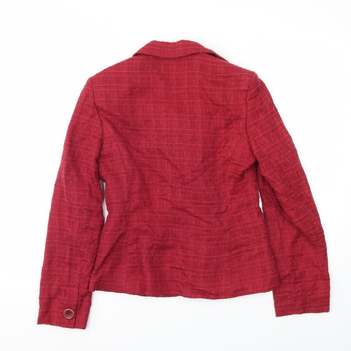 NEXT Womens Red   Jacket Blazer Size 10