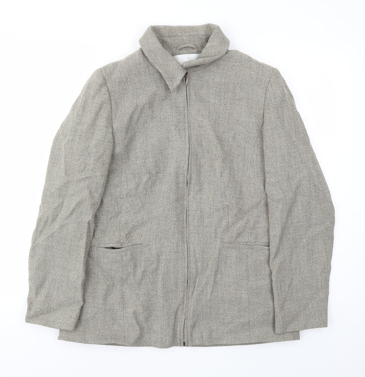 AMARANTO Womens Beige   Jacket Coat Size 16