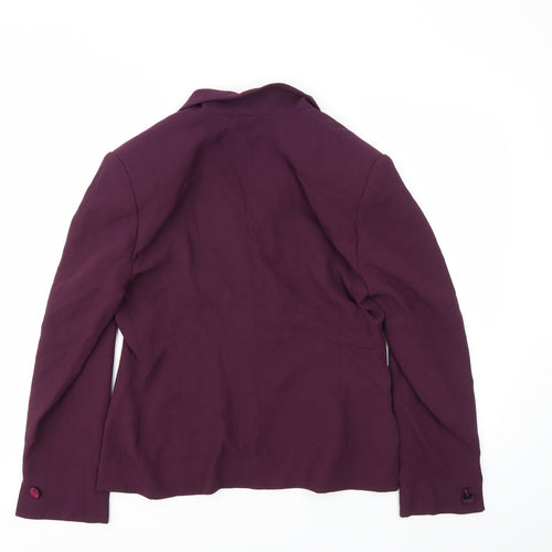 Country Casuals Womens Purple   Jacket Blazer Size 12