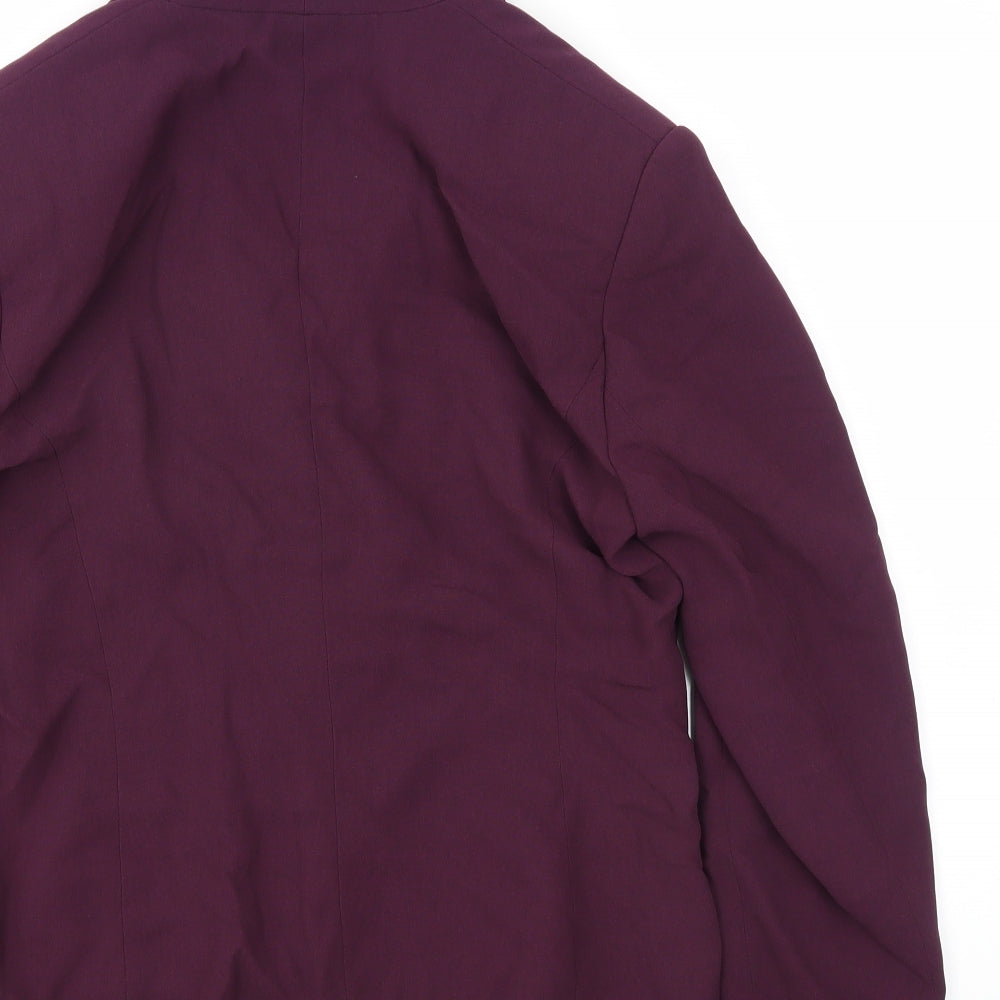Country Casuals Womens Purple   Jacket Blazer Size 12