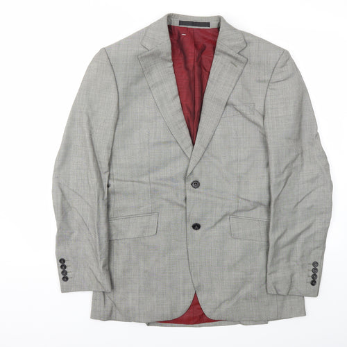 M&S Mens Grey   Jacket Blazer Size 38