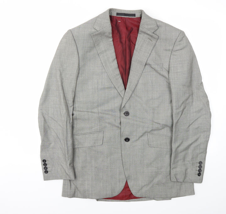 M&S Mens Grey   Jacket Blazer Size 38