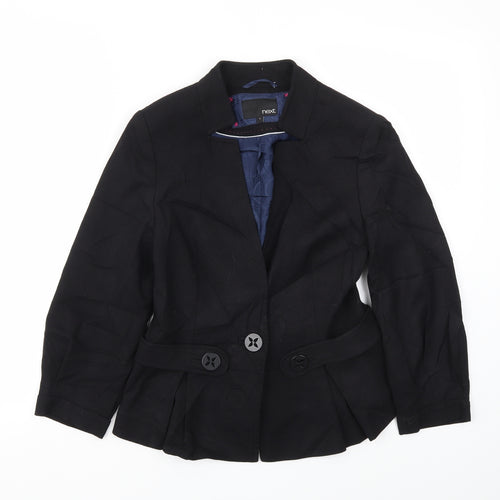 NEXT Womens Black   Jacket Coat Size 8