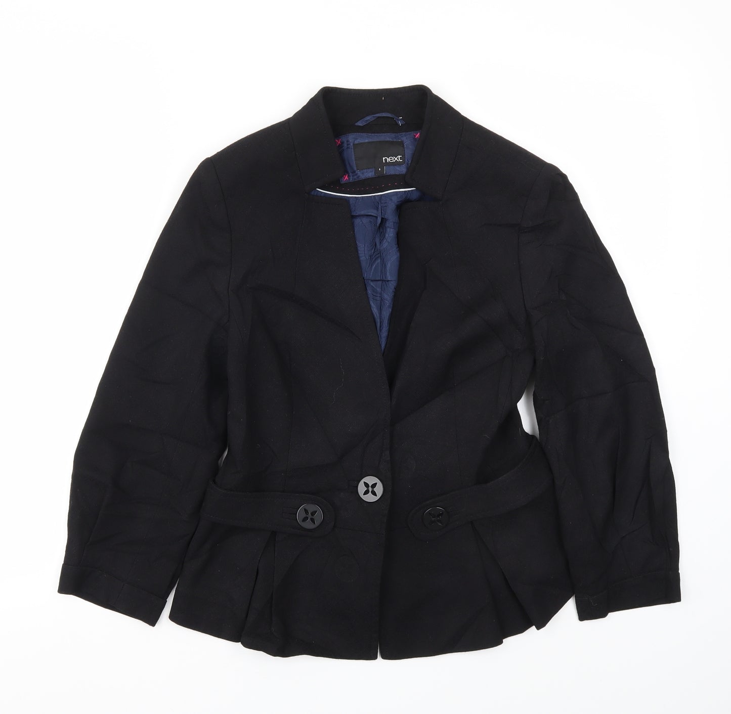 NEXT Womens Black   Jacket Coat Size 8