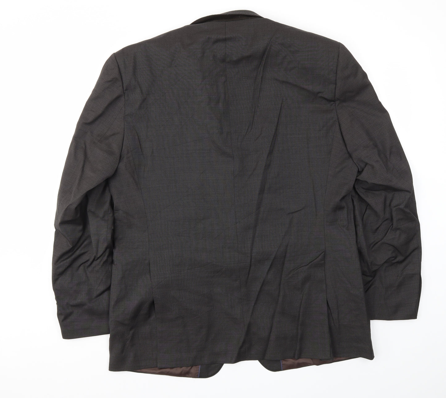 GLOU COLLECTION Mens Brown   Jacket Blazer Size 56