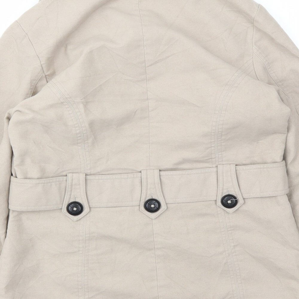 George Womens Beige   Jacket Coat Size 12