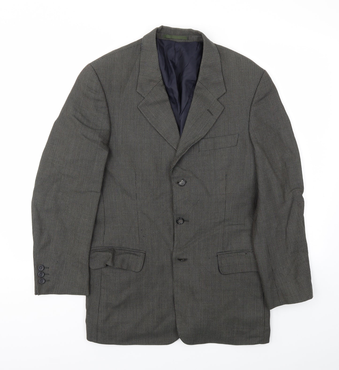 Debenhams Mens Green   Jacket Blazer Size 38
