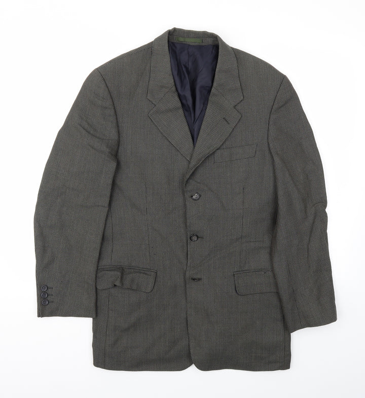Debenhams Mens Green   Jacket Blazer Size 38