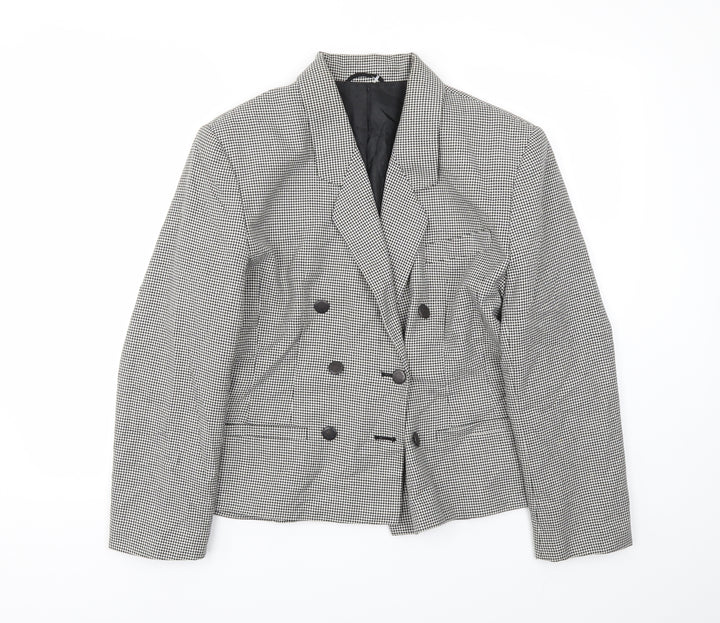 st Michael Womens Grey Jacket Blazer Size 14
