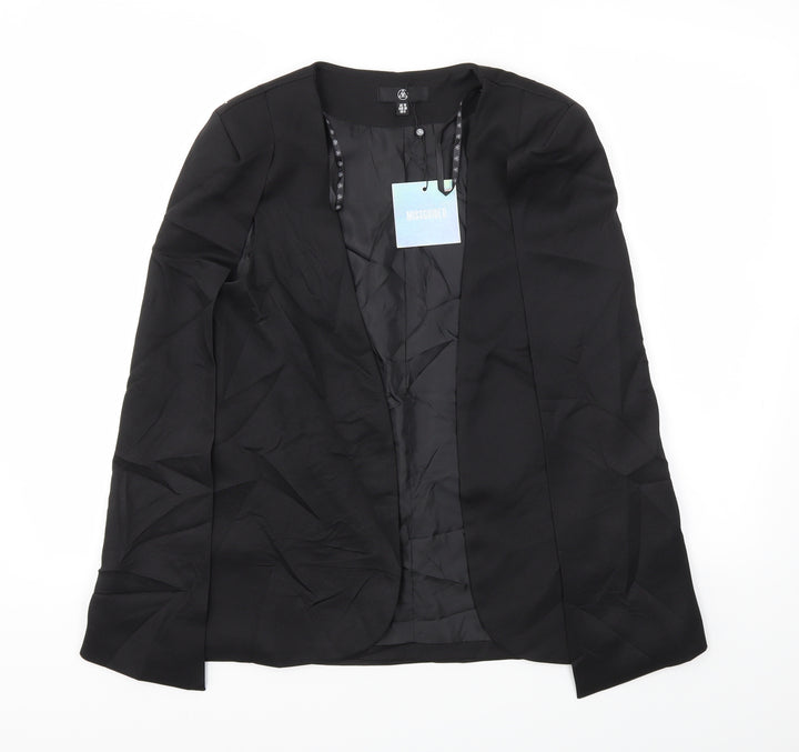 Missguided Womens Black Jacket Blazer Size 10