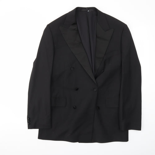 M&S Mens Black   Jacket Blazer Size 42
