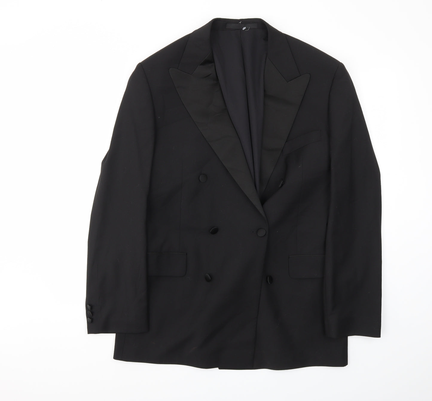 M&S Mens Black   Jacket Blazer Size 42
