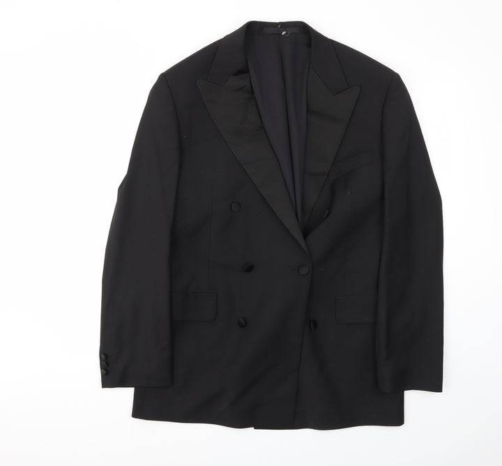 M&S Mens Black   Jacket Blazer Size 42
