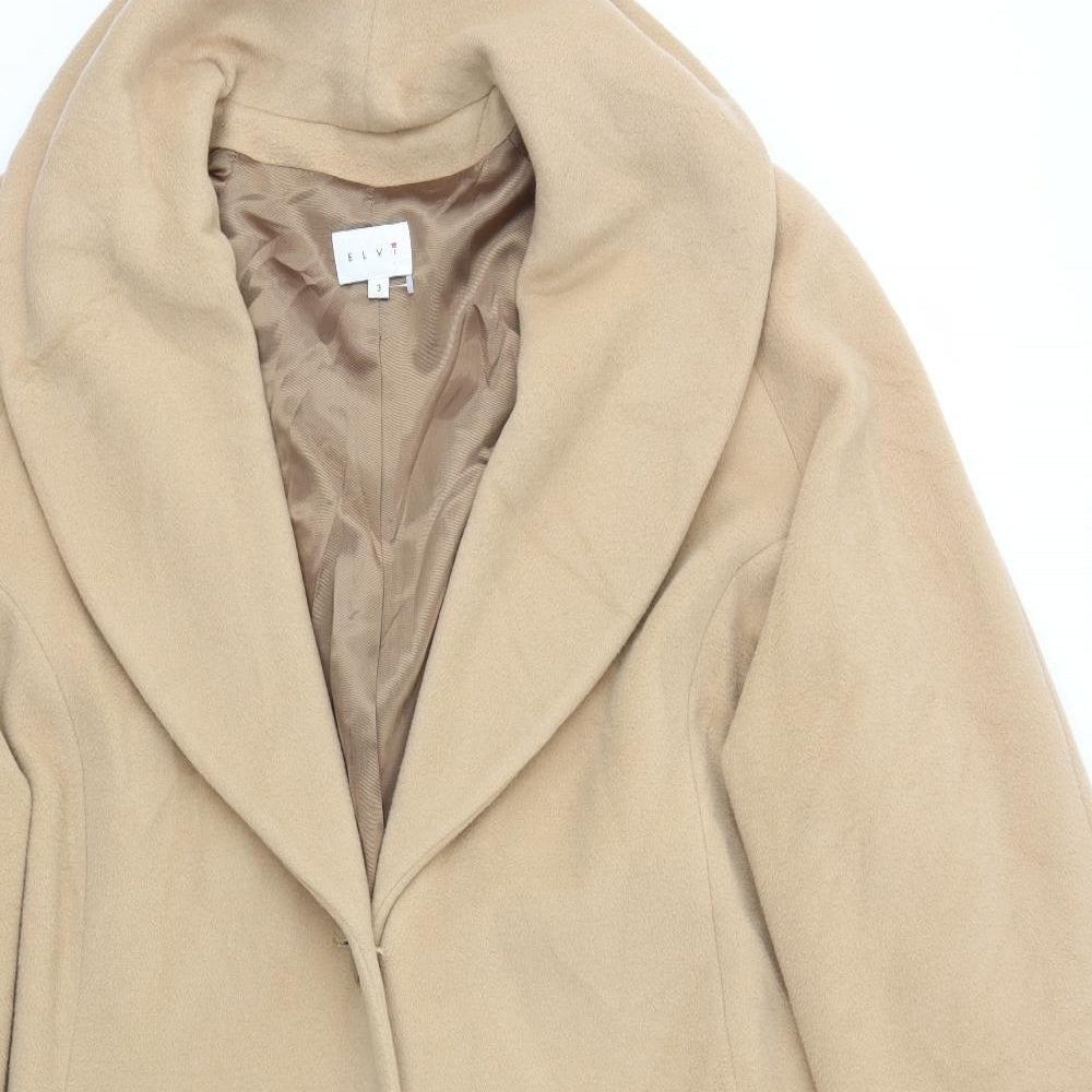 ELVIE Womens Beige   Jacket Coat Size XL