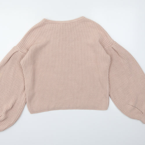 New Look Womens Pink   Pullover Jumper Size M