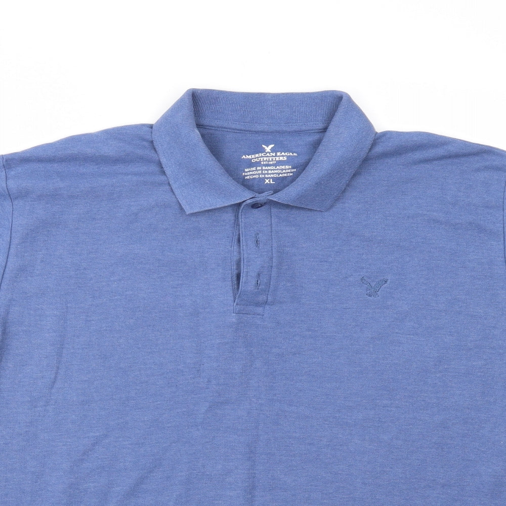 American Egale Mens Blue    Polo Size XL