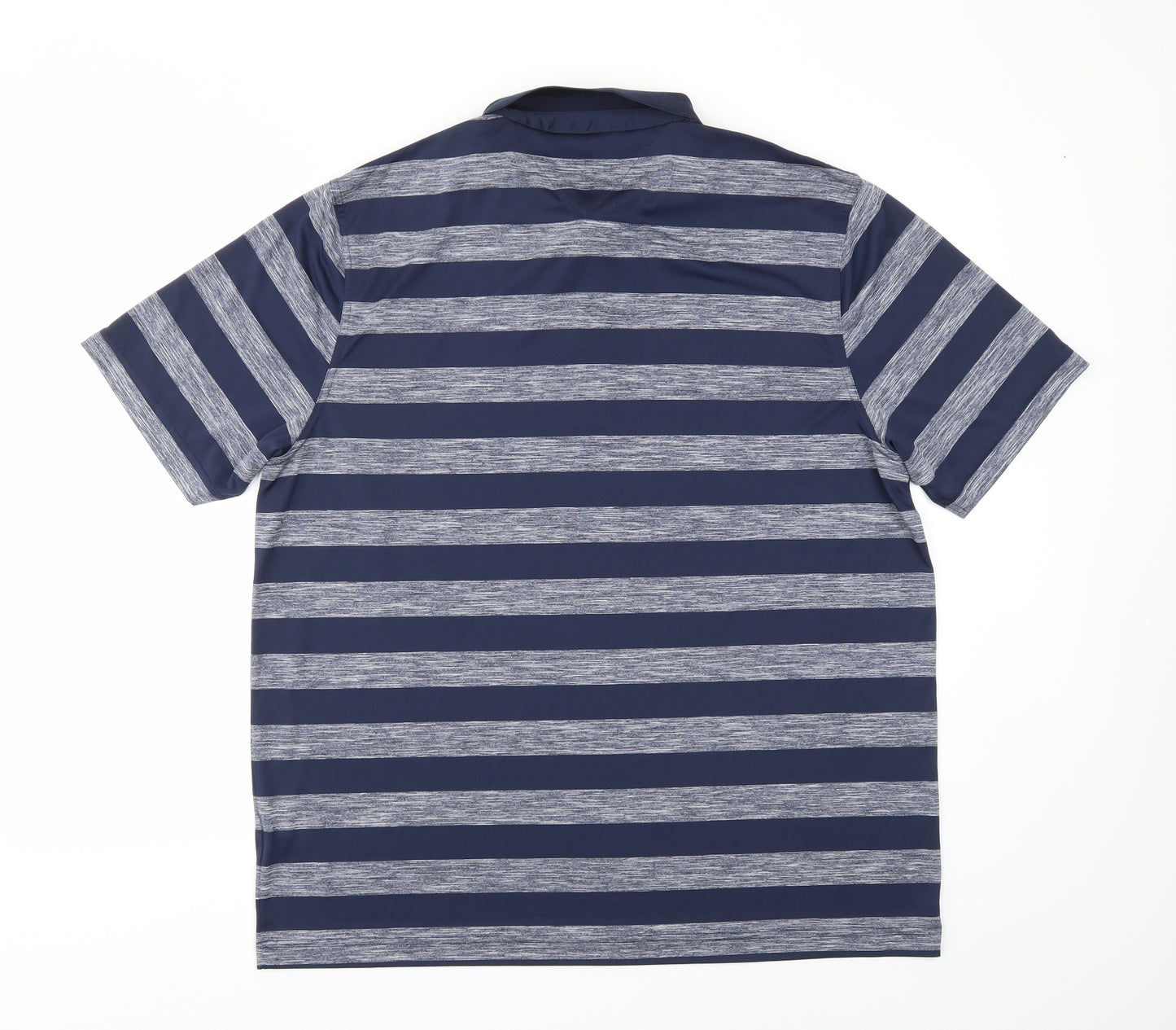 Matalan Mens Blue Striped   T-Shirt Size XL