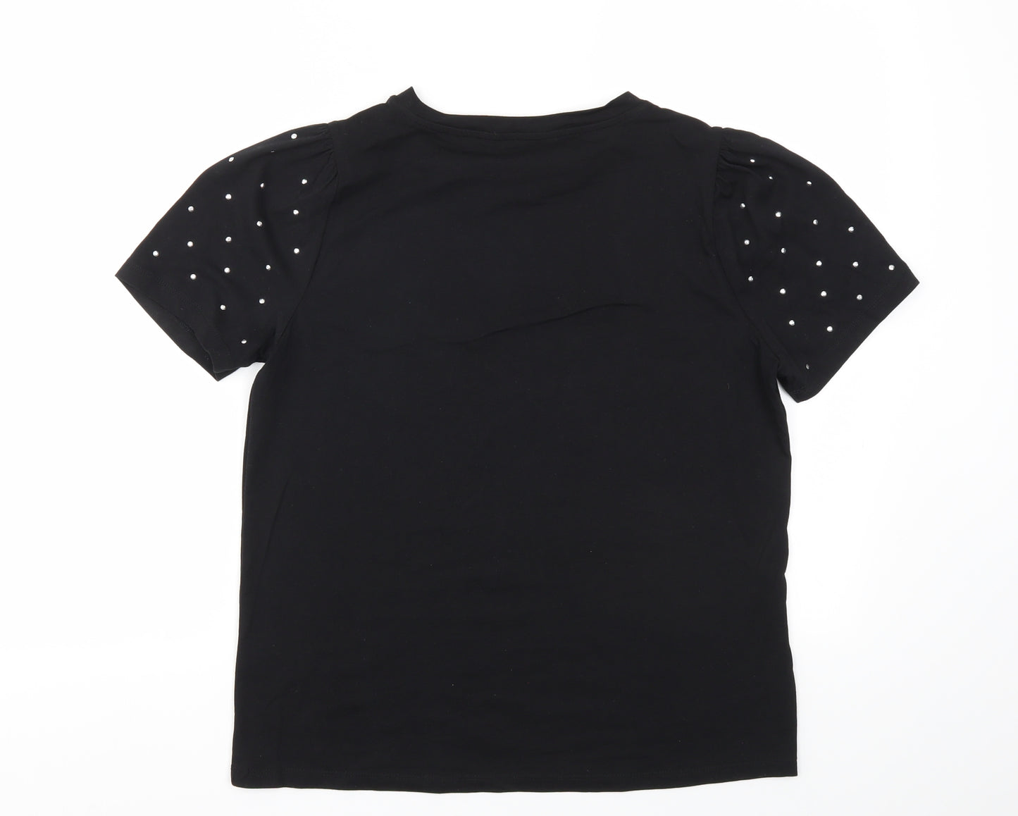F&F Womens Black   Basic T-Shirt Size 10
