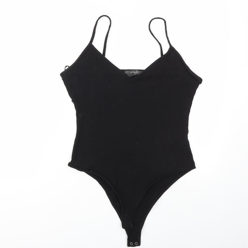 Primark Womens Black   Bodysuit One-Piece Size S