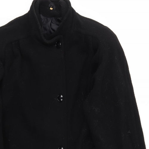 Debenhams Womens Black   Jacket Coat Size 10