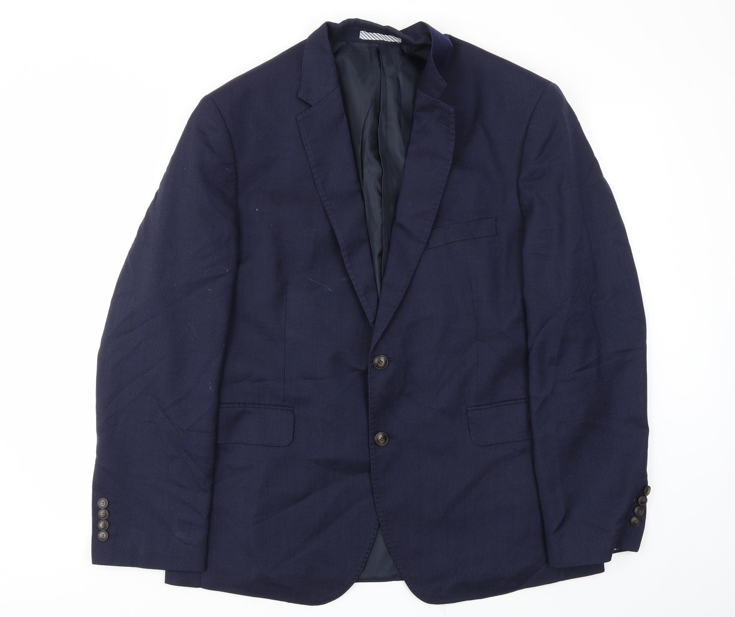 M&S Mens Blue   Jacket Blazer Size 44
