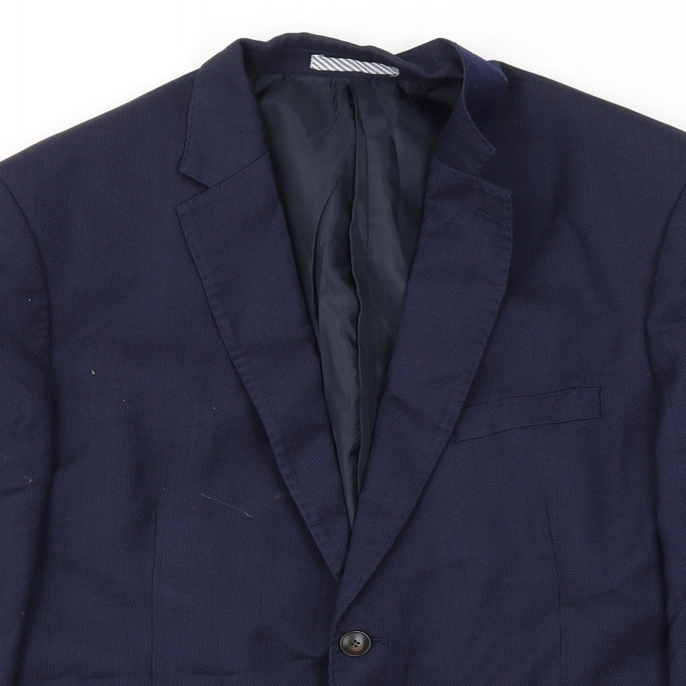 M&S Mens Blue   Jacket Blazer Size 44