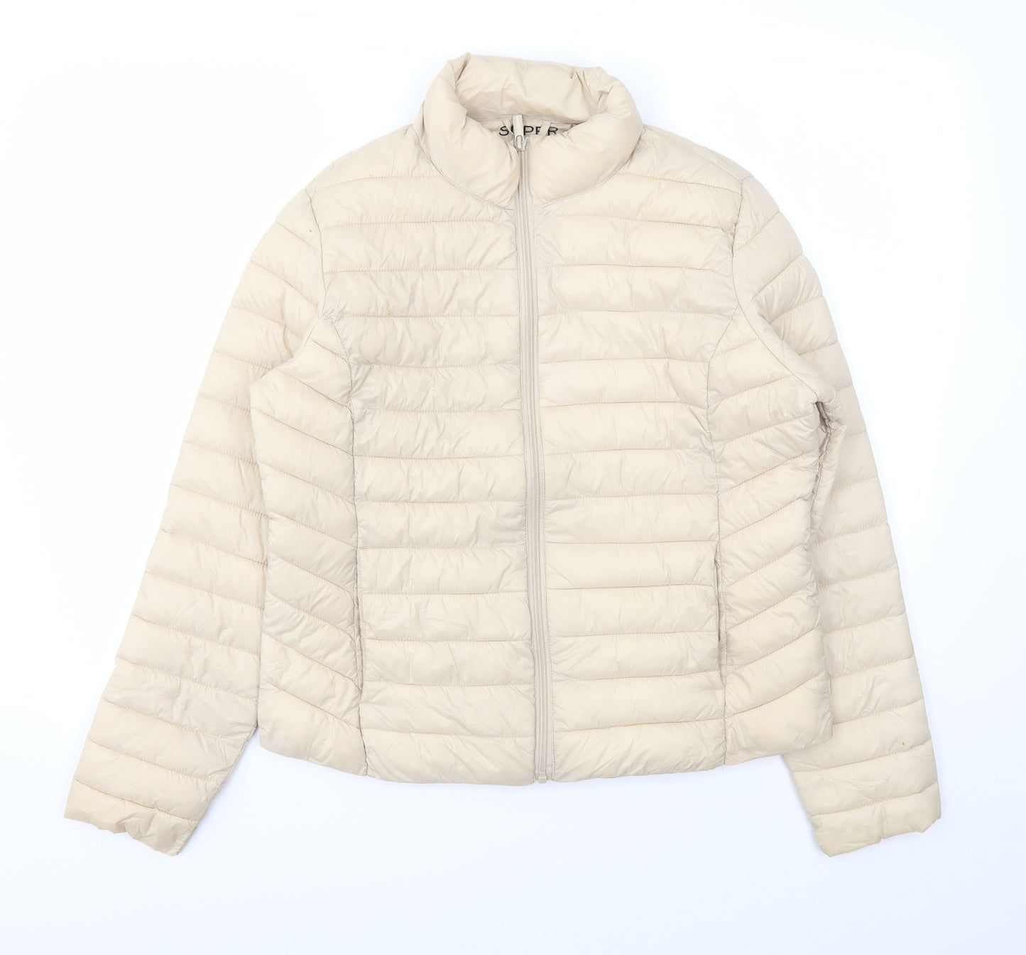 Primark Womens Beige   Jacket Coat Size M