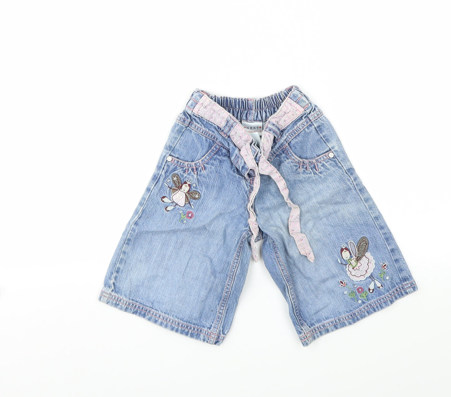 NEXT Girls Blue   Capri Trousers Size 2-3 Years