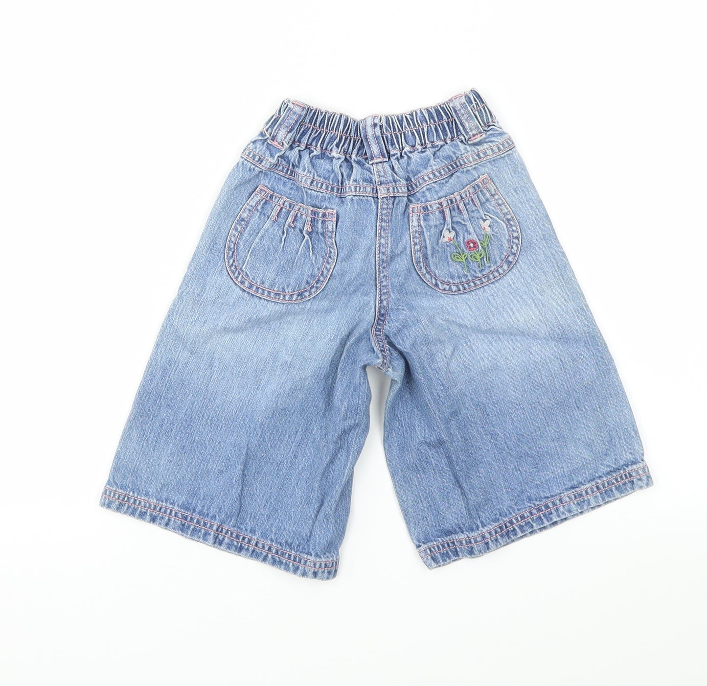 NEXT Girls Blue   Capri Trousers Size 2-3 Years
