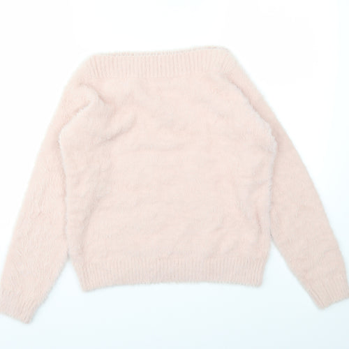 New Look Girls Pink   Pullover Jumper Size 14-15 Years